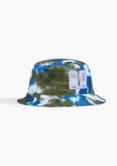 McQ Alexander McQueen - Appliquéd printed shell bucket hat - Green - ONESIZE