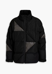 McQ Alexander McQueen - Patchwork-effect quilted shell jacket - Black - S