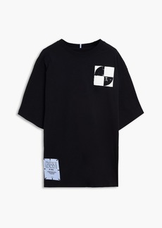 McQ Alexander McQueen - Printed cotton-jersey T-shirt - Black - S