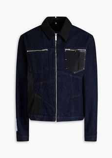 McQ Alexander McQueen - Woven-paneled denim jacket - Blue - S