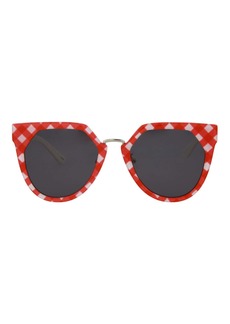 McQ Alexander McQueen Round-Frame Acetate Sunglasses