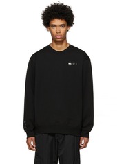 MCQ Black Cotton Sweatshirt