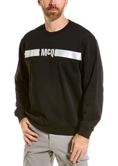 McQ by Alexander McQueen Foil Logo Crewneck Sweatshirt