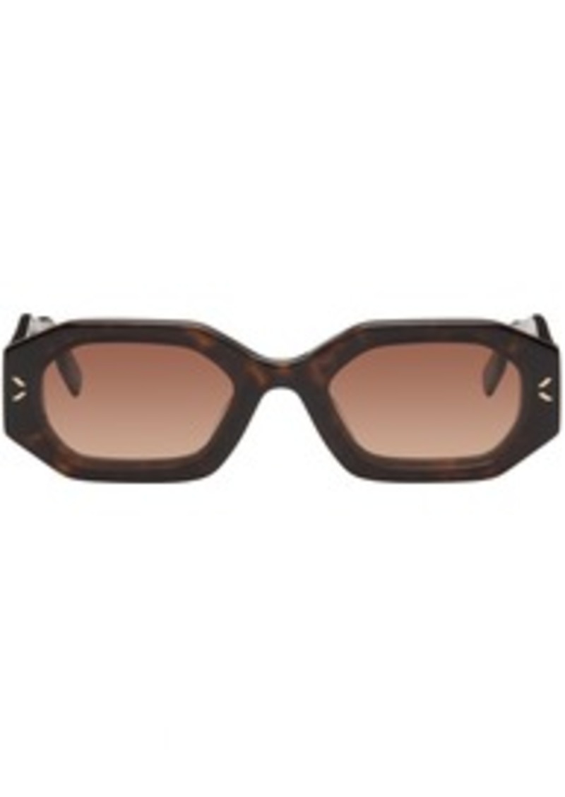McQ Alexander McQueen MCQ Tortoiseshell Geometrical Sunglasses