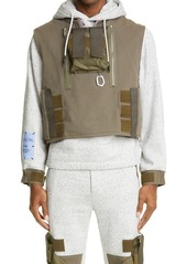 Men's Mcq Armour Hoodie With Vest