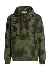 McQ Two-Tone Military Graphic Hoodie