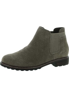 Me Too Kelsey 14 Womens Suede Slip On Ankle Boots