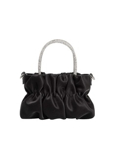 Melie Bianco Sharon Black Top Handle Bag