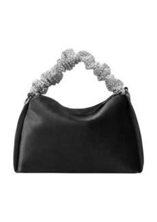 Melie Bianco Women's Estela Velvet Top Handle Bag In Black