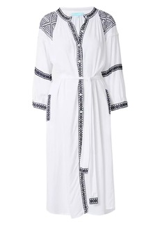 Melissa Odabash Ally Embroidered Caftan Cover-Up