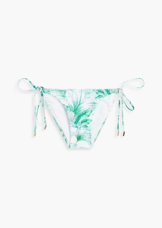 Melissa Odabash - Key West printed low-rise bikini briefs - Green - IT 38
