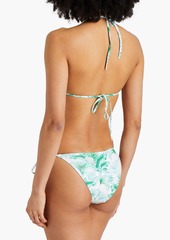 Melissa Odabash - Key West printed low-rise bikini briefs - Green - IT 44