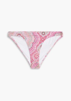 Melissa Odabash - Barbados paisley-print low-rise bikini briefs - Pink - IT 40