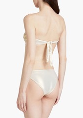 Melissa Odabash - Barbados metallic low-rise bikini briefs - Metallic - IT 44