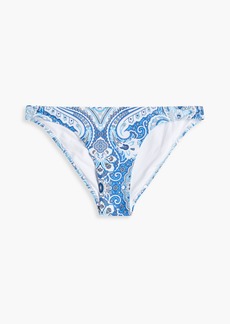 Melissa Odabash - Barbados paisley-print low-rise bikini briefs - Blue - IT 42