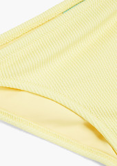 Melissa Odabash - Bari ribbed low-rise bikini briefs - Yellow - IT 38