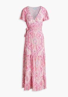 Melissa Odabash - Barrie paisley-print voile maxi wrap dress - Pink - S