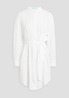Melissa Odabash - Brandi cotton-jacquard mini dress - White - S