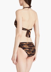 Melissa Odabash - Brussels tiger-print mid-rise bikini briefs - Animal print - IT 38