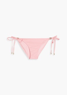 Melissa Odabash - Cancun ribbed low-rise bikini briefs - Pink - IT 42