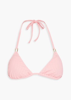 Melissa Odabash - Cancun ribbed triangle bikini top - Pink - IT 42