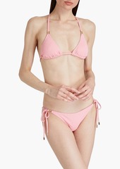 Melissa Odabash - Cancun ribbed triangle bikini top - Pink - IT 42