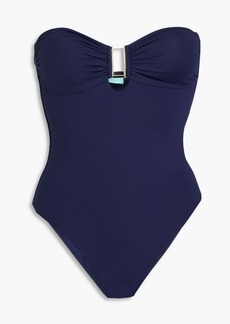 Melissa Odabash - Como embellished bandeau swimsuit - Blue - IT 40