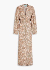 Melissa Odabash - Desire paisley-print voile maxi dress - Neutral - XS