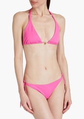 Melissa Odabash - Dubai halterneck triangle bikini top - Pink - IT 40