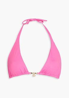Melissa Odabash - Dubai halterneck triangle bikini top - Pink - IT 40