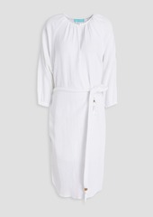 Melissa Odabash - Katie gathered cotton-voile dress - White - XS