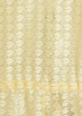Melissa Odabash - Lola crochet-knit playsuit - Yellow - XS