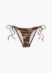 Melissa Odabash - Miami tiger-print low-rise bikini briefs - Animal print - IT 38