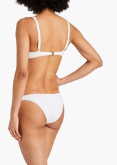 Melissa Odabash - Montreal ribbed underwired bikini top - White - IT 40