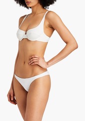 Melissa Odabash - Montreal ribbed underwired bikini top - White - IT 42