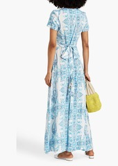 Melissa Odabash - Petunia paisley-print voile maxi dress - Blue - XS