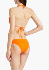 Melissa Odabash - Grenada embellished triangle bikini top - Orange - IT 38