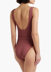 Melissa Odabash - Rio belted ribbed swimsuit - Pink - IT 38