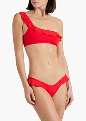 Melissa Odabash - Morocco ruffled low-rise bikini briefs - Red - IT 40