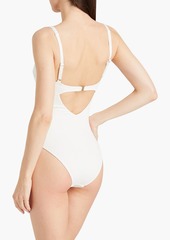 Melissa Odabash - Sanremo ribbed swimsuit - White - IT 44