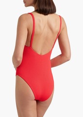 Melissa Odabash - Tosca ribbed swimsuit - Red - IT 48