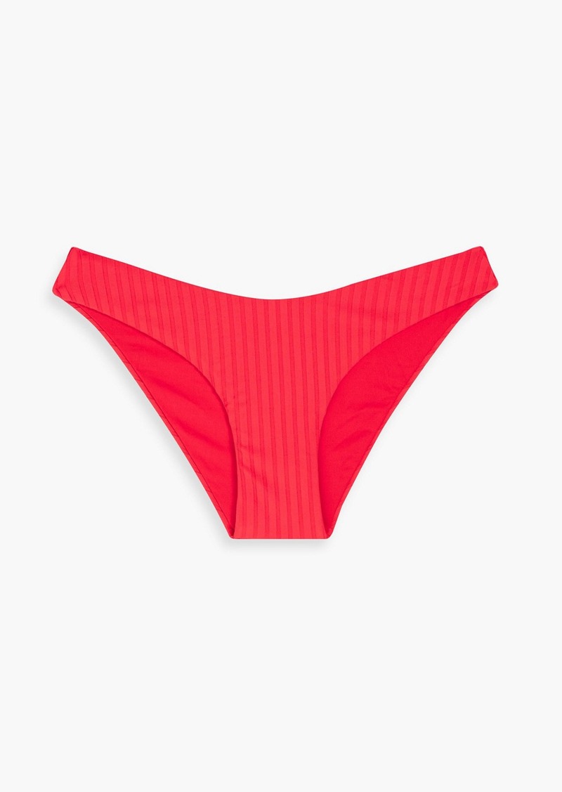 Melissa Odabash - Vienna ribbed low-rise bikini briefs - Red - IT 40