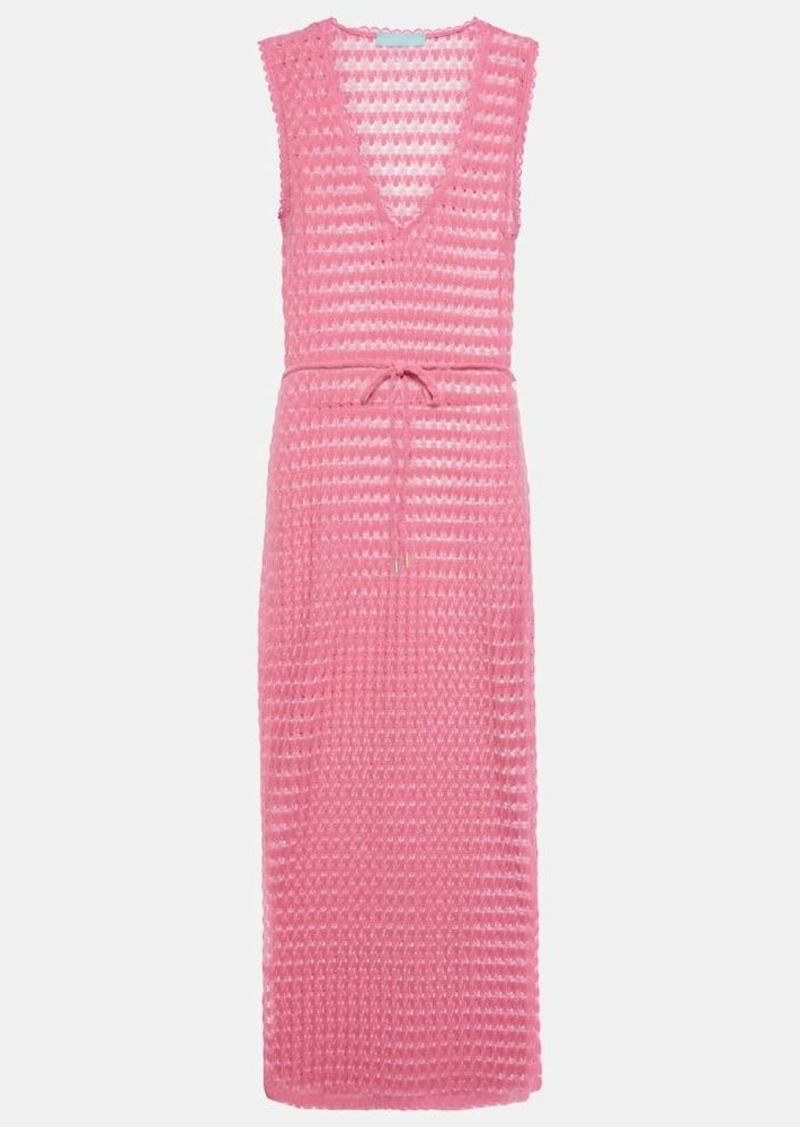 Melissa Odabash Annabel open-knit midi dress