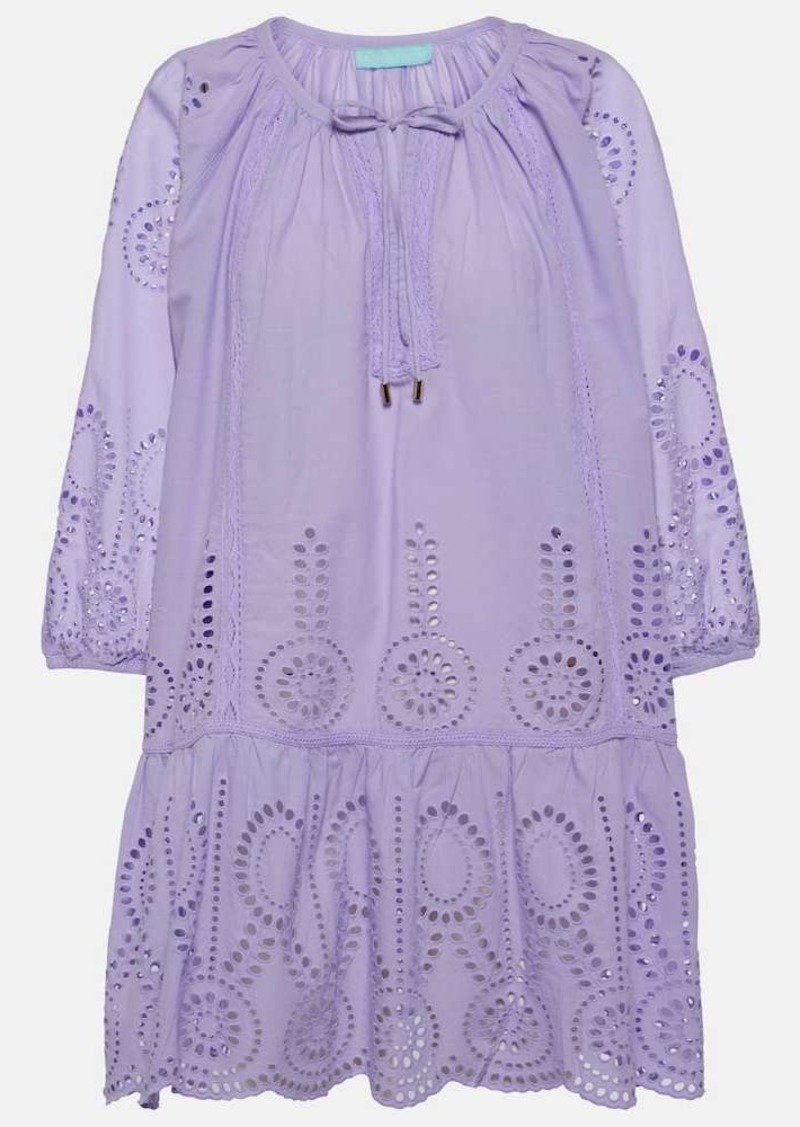 Melissa Odabash Ashley embroidered cotton kaftan