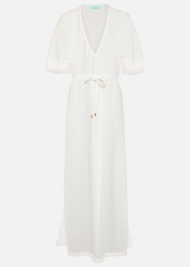 Melissa Odabash Phoebe fringed kaftan