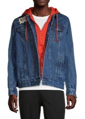 Members Only Chucky Rugrats Hooded Denim Jacket