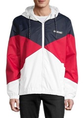 Members Only Colorblock Hooded Jacket