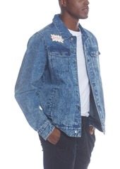 Members Only Men's Chucky Placement Nickelodeon Denim Jacket - Indigo