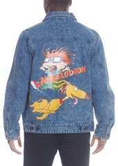 Members Only Men's Chucky Placement Nickelodeon Denim Jacket - Indigo