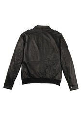 Members Only Men's Iconic Leather Jacket - Black